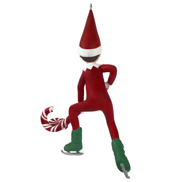 New! Elf on the Shelf Hallmark Keepsake Christmas Ornament 2021 Ice Skating - Picture 4 of 5